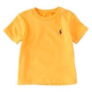 {Ralph Lauren} baby T-shirt yellow mustard